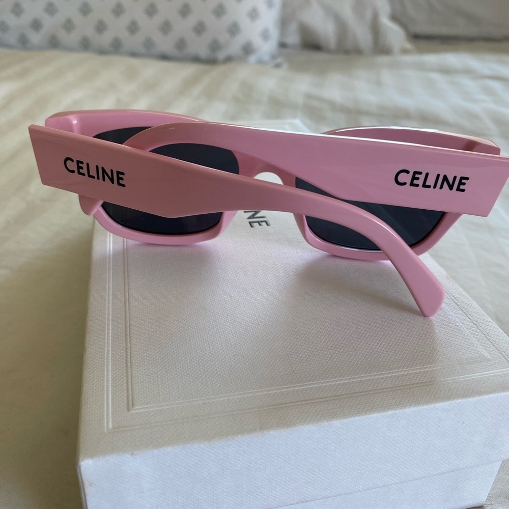 💗 AUTHENTIC CELINE Paris Pink Sunglasses – Authentic, Rare & Chic 💗 - Picture 6 of 12